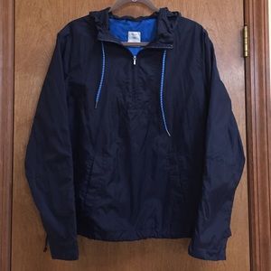 GAP Windbreaker Pullover Half Zip Navy